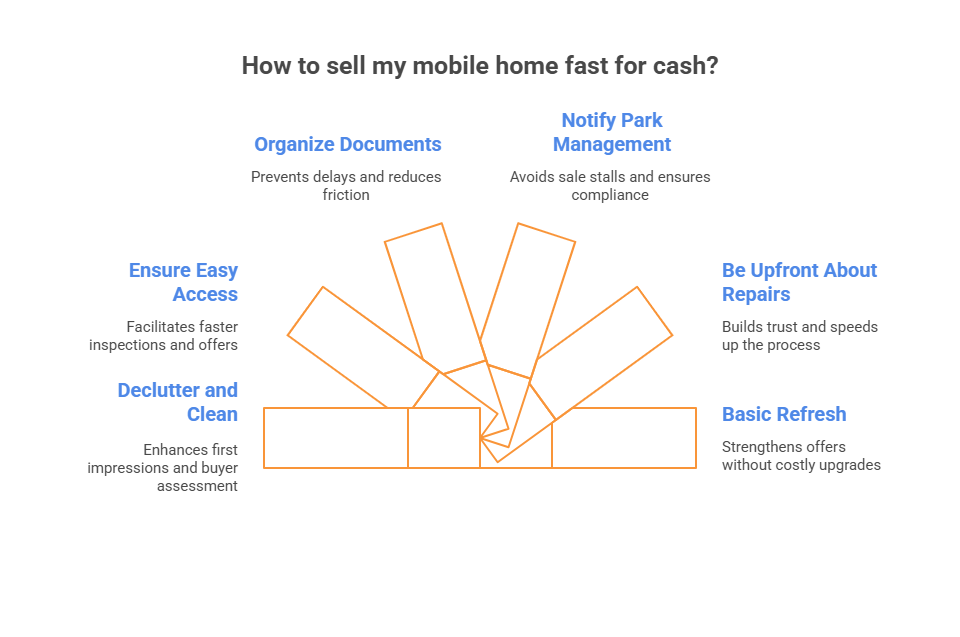 Infographic of 6 Strategies to Sell Your Mobile Home Fast for Cash