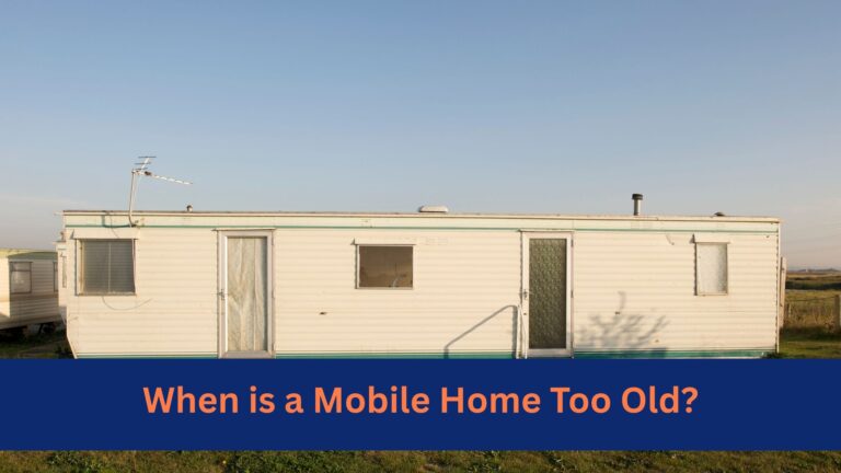 An old mobile home