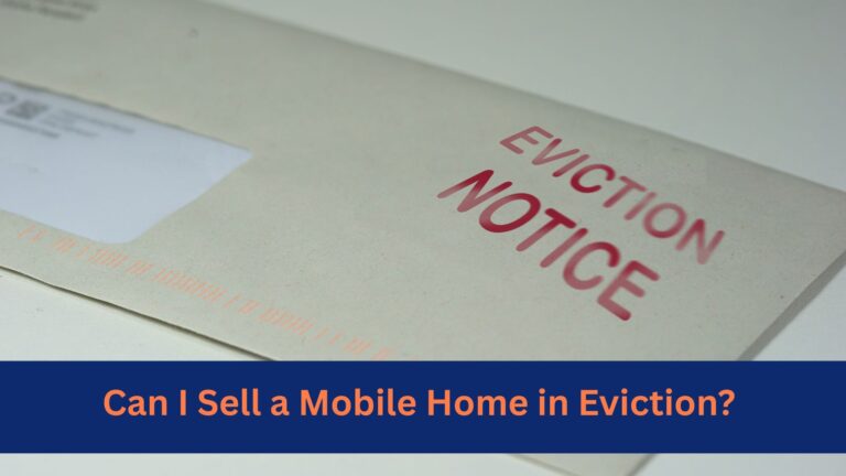 A close up shot of an eviction notice