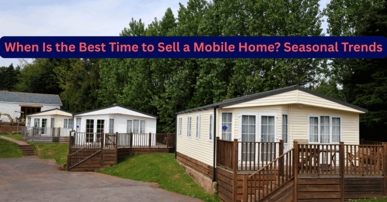 Cover- an off white mobile home in background with text in foreground
