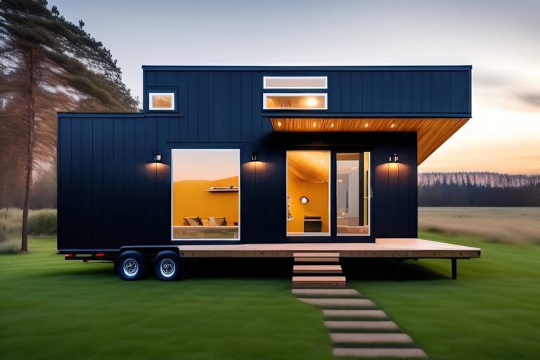 A futuristic mobile home