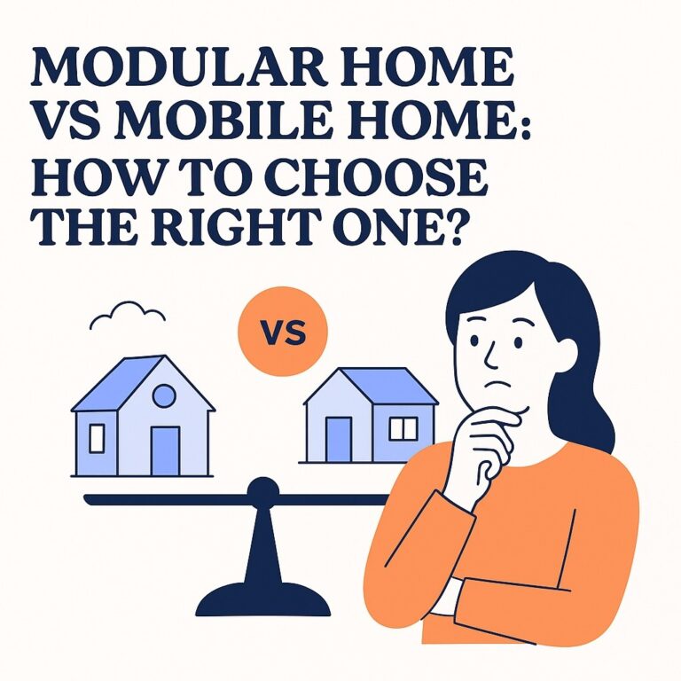 Illustration of a woman in an orange shirt thinking beside a balance scale